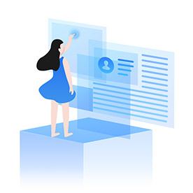 The decentralized and complex user registration process, user information dispersion cannot precipitate the value